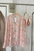 Sprint Floral Print Pleated Shirts